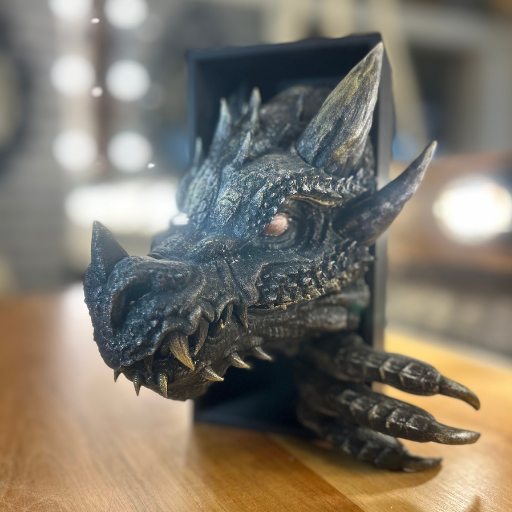 Ejderha Kitap Tutucu, Kitaplık Dekoru